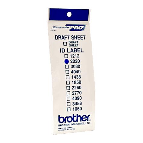 Brother etiketa (ID2020 / 20x20mm)