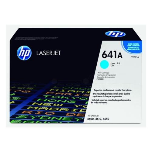 HP toner azúrová (C9721A / 641A)