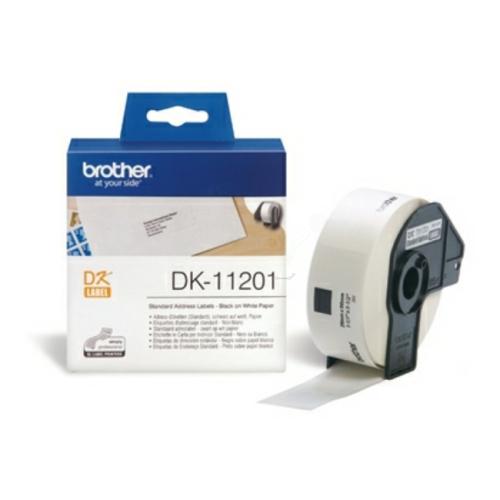 Brother etiketa biela (DK11201)