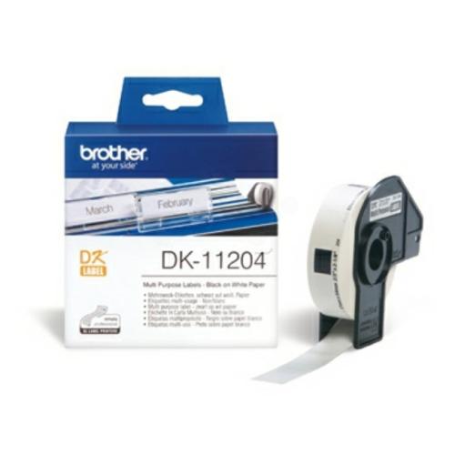 Brother etiketa biela (DK11204)