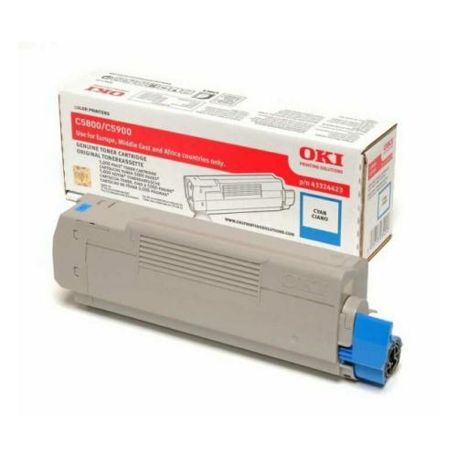 Oki toner azúrová (43324423)