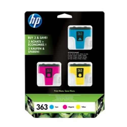 HP atramentová náplň azúrová / magenta / žltý (CB333EE / 363) (multipack)