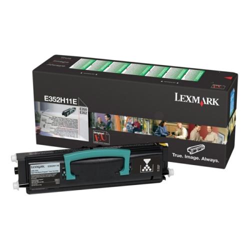 Lexmark toner čierna (E352H11E / 0E352H11E) (Návrat, high capacity)