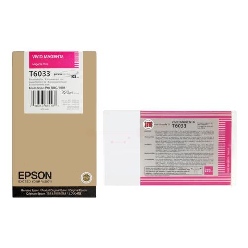 Epson atramentová náplň magenta (C13T603300 / T6033)