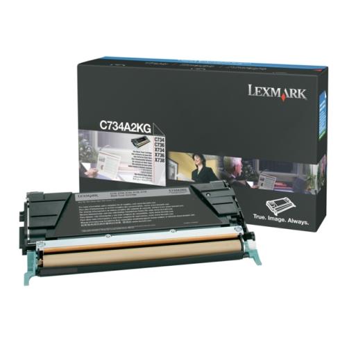 Lexmark toner čierna (C734A2KG / 0C734A2KG)