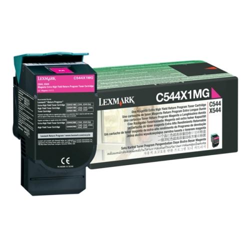 Lexmark toner magenta (C544X1MG / 0C544X1MG) (Návrat, high capacity)