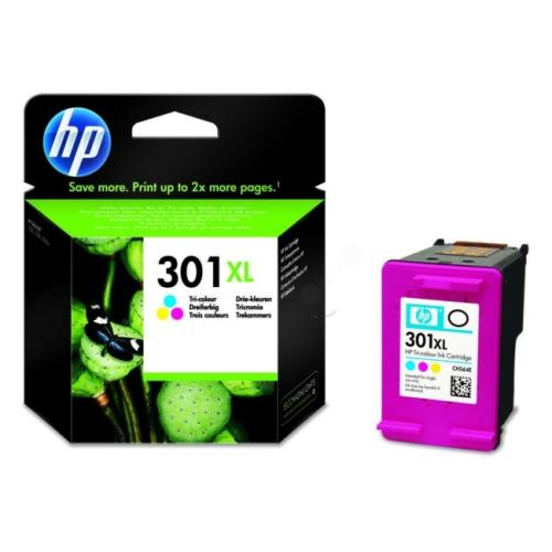 HP atramentová náplň farba (CH564EE#301 / 301XL) (high capacity)