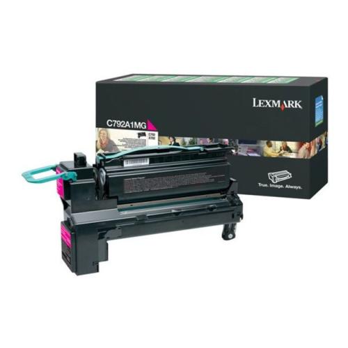 Lexmark toner magenta (C792A1MG / 0C792A1MG) (Návrat)