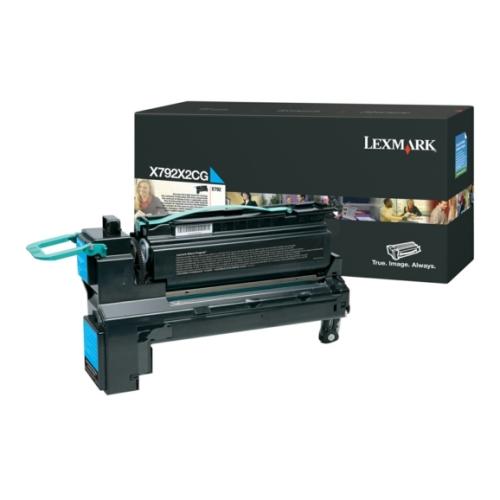 Lexmark toner azúrová (X792X2CG / 0X792X2CG) (high capacity)