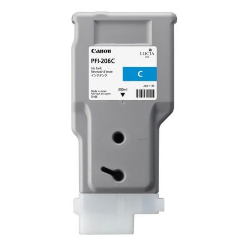 Canon atramentová náplň azúrová (5304B001 / PFI206C)