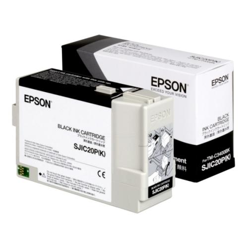 Epson atramentová náplň čierna (C33S020490 / SJIC20P(K))