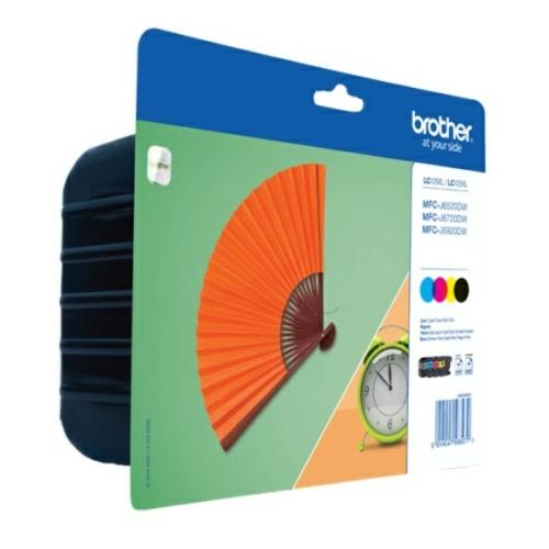 Brother atramentová náplň čierna / azúrová / magenta / žltý (LC129XLVALBPDR / LC129XLVALBP) (multipack, high capacity)