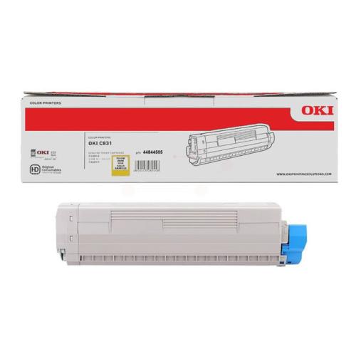 Oki toner žltý (44844505)