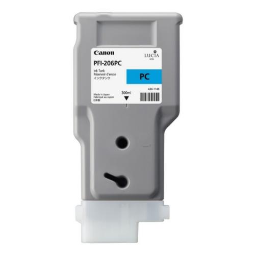 Canon atramentová náplň azúrová fotografia (5307B001 / PFI206PC)