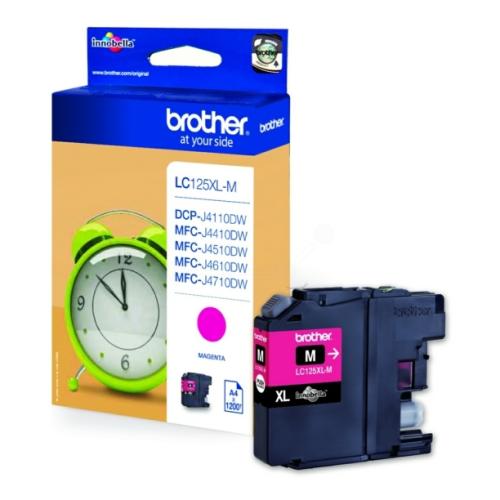 Brother atramentová náplň magenta (LC125XLM)
