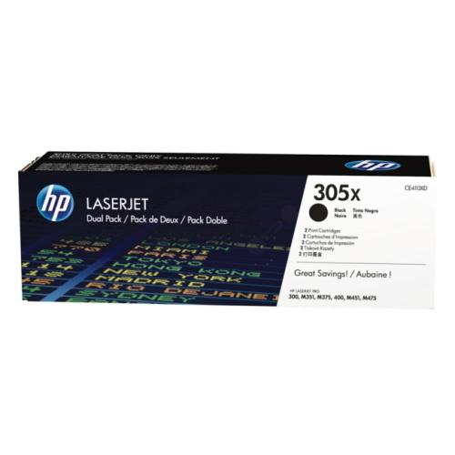HP toner čierna (CE410XD / 305X) (Dvojbalenie)