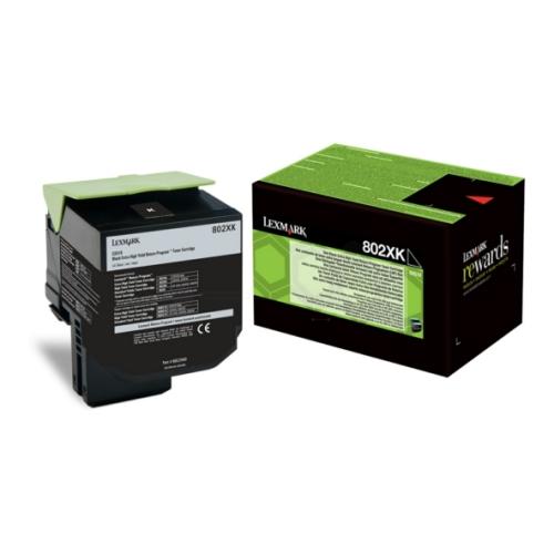 Lexmark toner čierna (80C2XK0 / 802XK) (Návrat, high capacity)