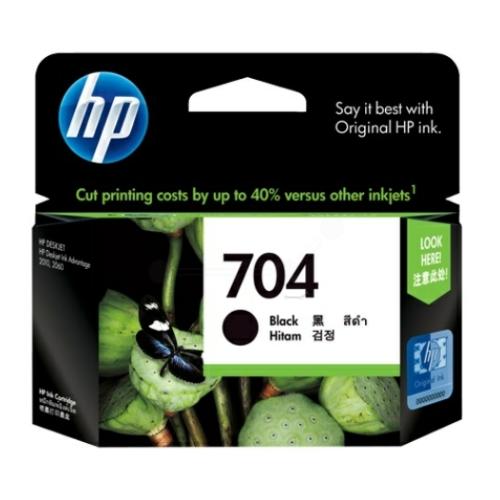 HP atramentová náplň čierna (CN692AE / 704)