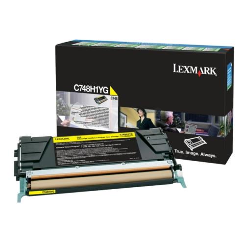Lexmark toner žltý (C748H1YG / 0C748H1YG) (Návrat)