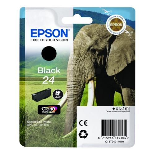 Epson atramentová náplň čierna (C13T24214012 / 24)