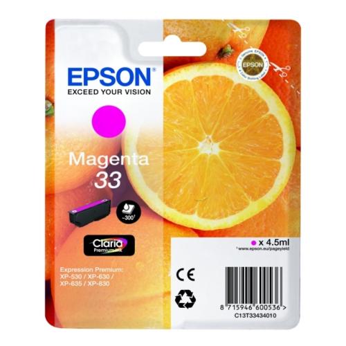 Epson atramentová náplň magenta (C13T33434012 / 33)
