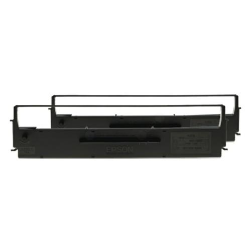 Epson farebná páska čierna (C13S015614 / S015614) (Dvojbalenie)