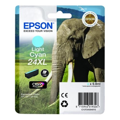 Epson atramentová náplň azúrová fotografia (C13T24354012 / 24XL) (high capacity)
