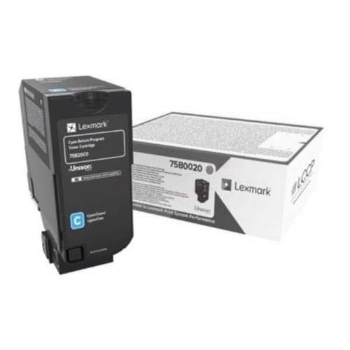 Lexmark toner azúrová (75B0020 / 075B0020)