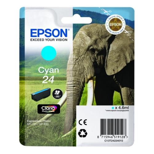 Epson atramentová náplň azúrová (C13T24224012 / 24)