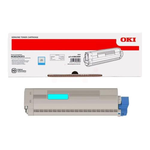Oki toner azúrová (45862839)