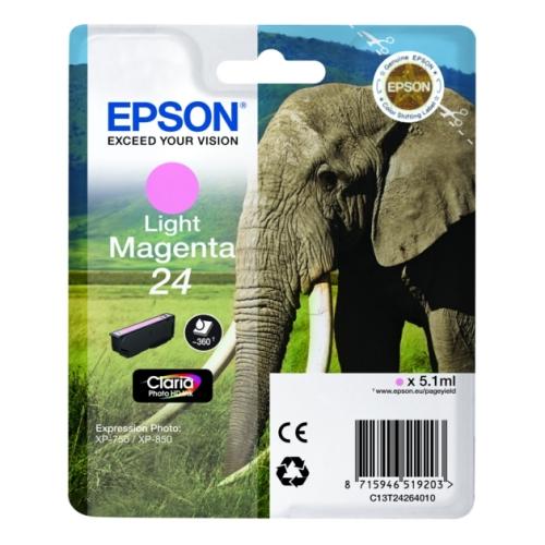 Epson atramentová náplň magenta foto (C13T24264012 / 24)