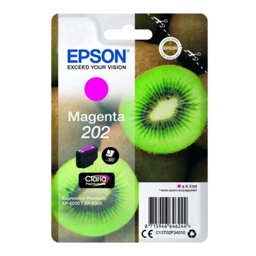 Epson atramentová náplň magenta (C13T02F34010 / 202)