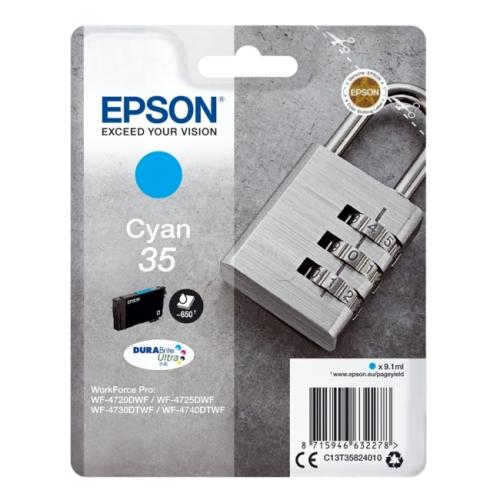 Epson atramentová náplň azúrová (C13T35824010 / 35)