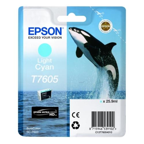 Epson atramentová náplň azúrová fotografia (C13T76054010 / T7605)