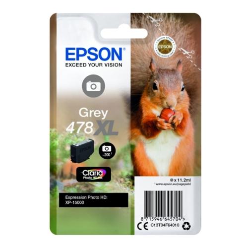 Epson atramentová náplň šedá (C13T04F64010 / 478XL) (high capacity)