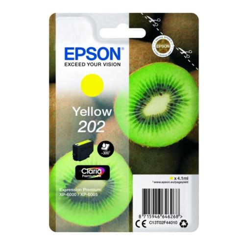 Epson atramentová náplň žltý (C13T02F44010 / 202)