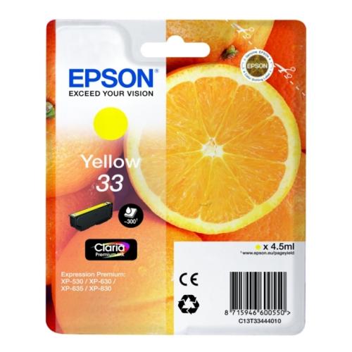 Epson atramentová náplň žltý (C13T33444012 / 33)