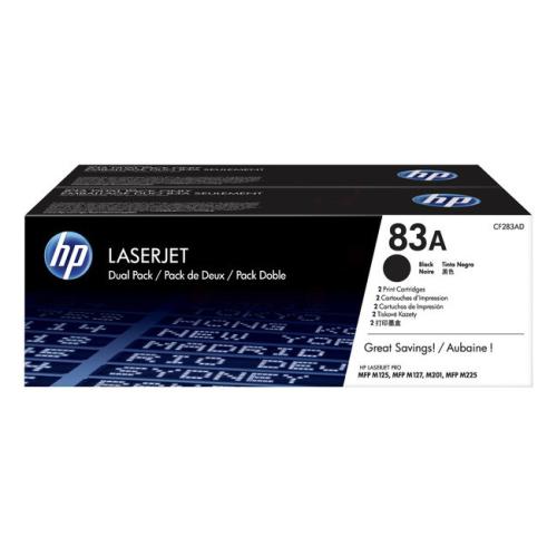 HP toner čierna (CF283AD / 83A) (Dvojbalenie)