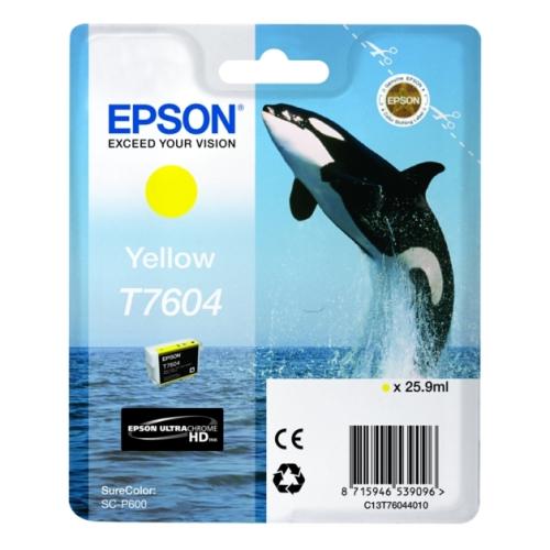 Epson atramentová náplň žltý (C13T76044010 / T7604)