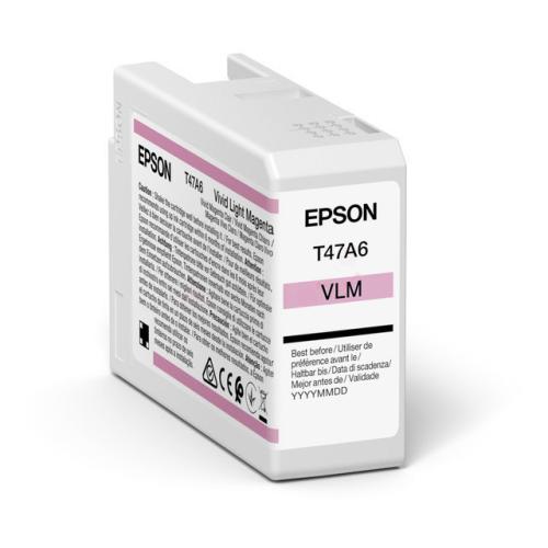 Epson atramentová náplň magenta foto (C13T47A600 / T47A6)