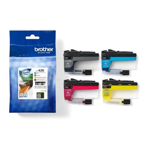 Brother atramentová náplň čierna / azúrová / magenta / žltý (LC426VAL) (multipack)