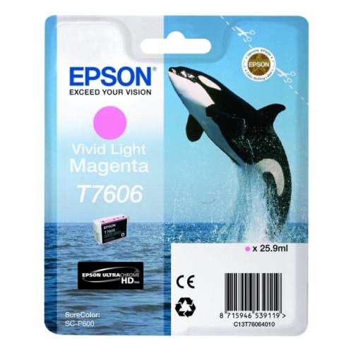 Epson atramentová náplň magenta foto (C13T76064N10 / T7606)