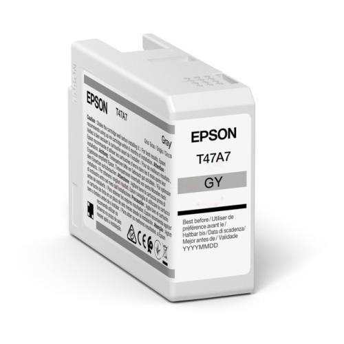 Epson atramentová náplň šedá (C13T47A700 / T47A7)