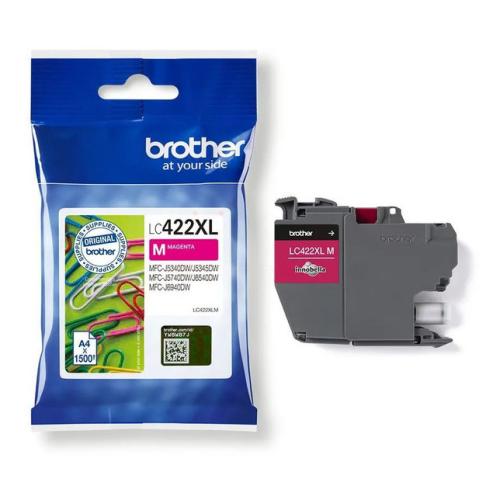 Brother atramentová náplň magenta (LC422XLM) (high capacity)