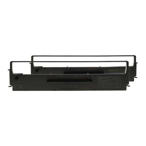 Epson farebná páska čierna (C13S015646 / 7753) (Dvojbalenie)