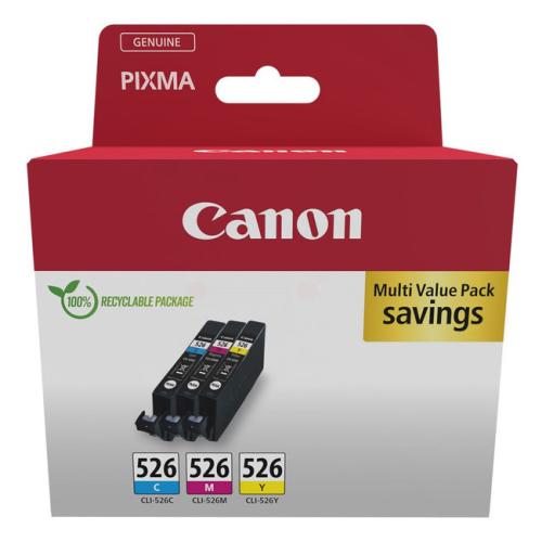 Canon atramentová náplň azúrová / magenta / žltý (4541B019 / CLI526) (multipack)