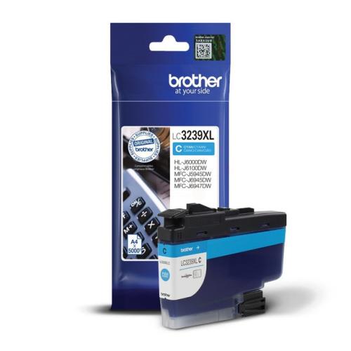 Brother atramentová náplň azúrová (LC3239XLC)
