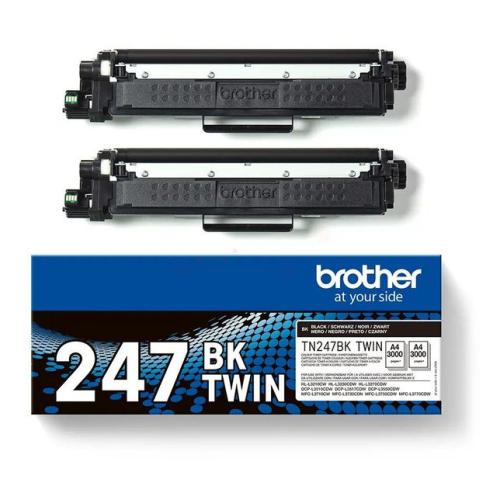 Brother toner čierna (TN247BKTWIN) (Dvojbalenie)