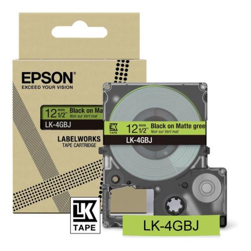 Epson etiketa čierna / zelená (C53S672077 / LK4GBJ)