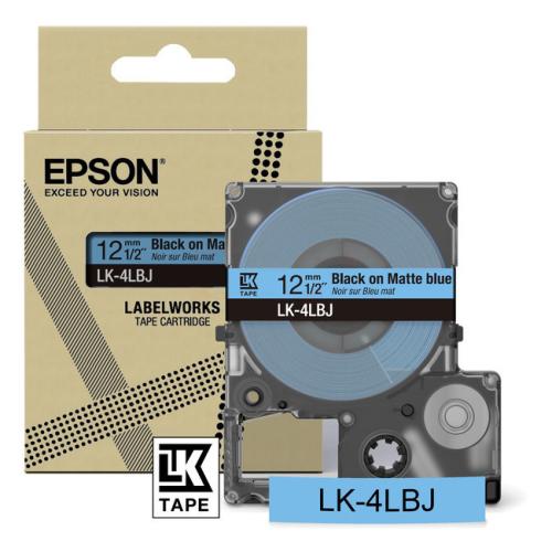 Epson etiketa čierna / modrý (C53S672080 / LK4LBJ)